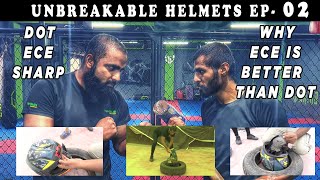 UNBREAKABLE HELMETS ft. OVAIS SHAH | WHY ECE IS BETTER Than DOT | اردو हिन्दी