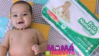 Reseña pañales EcoNatural by Huggies, funcionan?