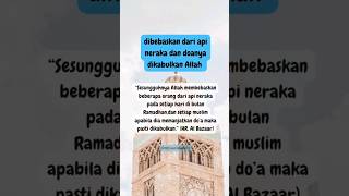 doa di bulan ramadhan pastu dikabulkan Allah #youtubeshorts #shortsvideo #shorts #puasa #ramadan