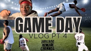 GAME DAY VLOG PT 4 WENT MY WAY!! | A DAY IN A LIFE OF A JUCO BASEBALL PLAYER|