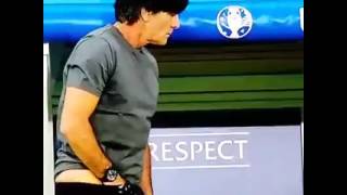 Joachim Löw ........... Germany vs Ukraine 2 - 0 2016