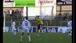 Lokeren v Oostende 8-1 Finale Beker van Vlaanderen 1998 - deel 1