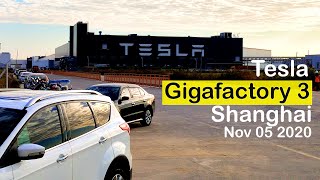 (November 05 2020)  Tesla Gigafactory 3 Shanghai 4K Video