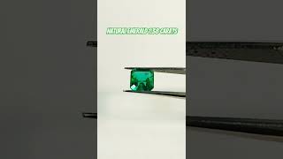 Natural Emerald Gemstone 1.38 Carats Vivid Green Deep Intense Colour Official New Arrival