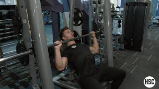 HIGH INCLINE SMITH MACHINE PRESS