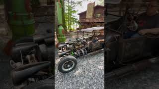 The Menace!  Keith’s wild Steam Punk Hot Rod is a Rat Rod Masterpiece