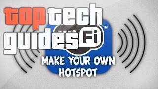 Create your own Wifi Hotspot on your Computer!