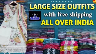 Large size outfits  with free shipping all over India | #modernmaharani