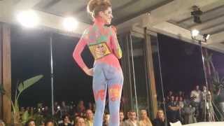 Body painting από τις αποφοίτους των σχολών Cristi