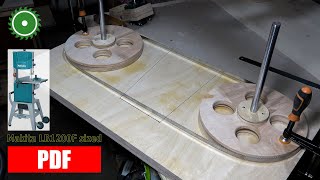 Band Saw Making - Part 1 - 12 inch Body and Wheels - Makita LB1200F sized woodworking bandsaw  [4K]