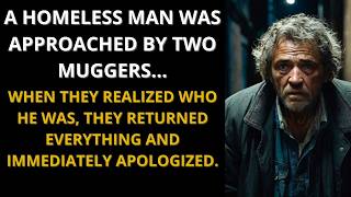 A Homeless Man Was Humiliated by 2 Thieves... But When They Found Out Who He Was...