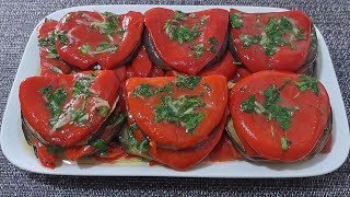 ВКУСНЕЕ РЕЦЕПТА НЕ НАЙДЕШЬ 😋 ЛУЧШАЯ ЗАКУСКА  ИЗ БАКЛАЖАНОВ И ПЕРЦА!