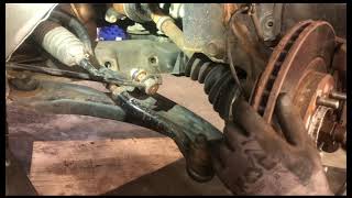 How to replace lower control arm