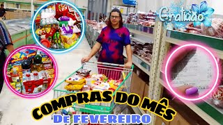 COMPRAS DO MÊS COMPLETA MERCADO ATACADISTA 🛒/Milly Gama