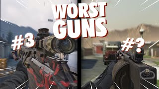 Top 5 WORST GUNS In COD MOBILE (Season 13)