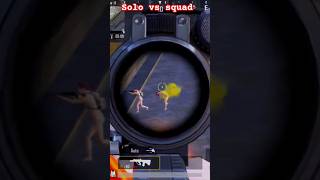 solo vs squad in pubg mobile best clutch #pankajgamer473 #shorts #viral