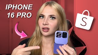 COMPREI O IPHONE 16 PRO DA SHOPEE!