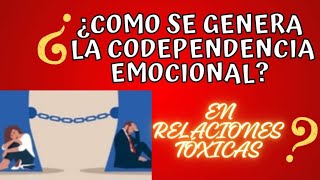 ¿COMO SE GENERA LA CODEPENDENCIA EMOCIONAL?/M.CECILIA PUIGBO,#narcisismo, #codependenciaemocional,