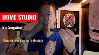 Mic comparison for home office Rode VideoMic NTG, Rode Wireless Go, and Podcast Mic