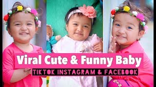 Nepali Viral Cute Funny Baby Video Tiktok & Instagram - Shailyn Shrestha & Sanjeet Shrestha