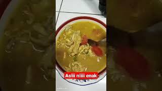 # bisa di adu ni soto warteg enak rasanya#mukbang #makan