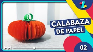 CALABAZA de PAPEL para HALLOWEEN