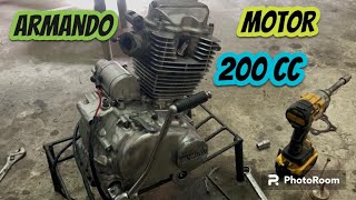 Como armar un motor de moto desde el principio 2da Parte