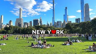 [4K]🇺🇸NYC walk: A Perfect Sunny Day in Central Park, New York City🗽🚕  Sep. 2024.