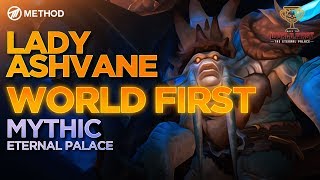 Mythic Lady Ashvane WORLD FIRST - Sco Method Tank POV The Eternal Palace