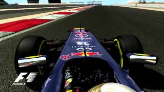 F1 2012 Sebastian Vettel onboard Bahrain