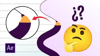 😏Como ANIMAR UN TRAZADO en After Effects de Forma CREATIVA | TAPERED STROKE After Effects Tutorial✏️