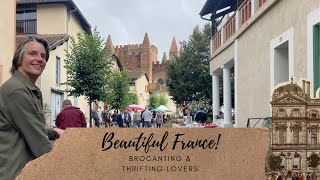 Beau village de Simorre for another vide grenier Sunday | Brocanting in France