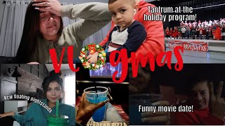 Aiden's Holiday Program + Tantrum + New Nightstands + Crazy Movie Date | VLOGMAS 2022