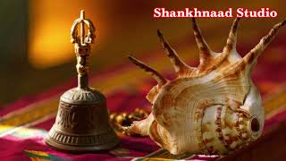 temple bell sound with shankhnaad | shankh sound | conch sound | shankh tune| tmple bell |