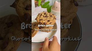 Brown butter chocolate chip cookies