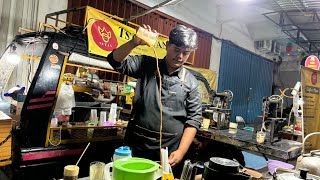 TEH TARIK UNIK DI JOGJA, PAKAI MESIN JAHIT MAMAK DAN MESIN BOR BAPAK🔥🔥‼️