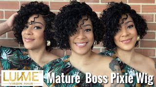 LuvMe Hair Mature Boss Pixie Wig | Short Sassy Summer Wig | Install and Review