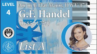 Air in B Flat Major, HWV 471, by G.F. Handel - RCM Repertoire Gr. 4, List A