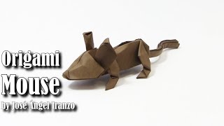 Como fazer um mouse de origami de papel | Cómo hacer un ratón de papel de origami