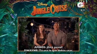 Entrevista exclusiva a Dwayne Johnson y Emily Blunt