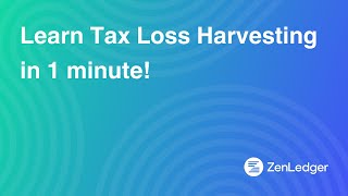 Learn Tax Loss Harvesting in 1 minute!