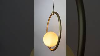 Lustre Luminaria de Teto Jabuticaba Pendente Redondo Com Globo De Vidro #luminaria #pendente #lustre