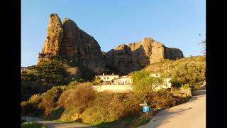 Agüero, an idyllic Aragonese town, in Spain