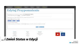 Przypominacz   - Jak Zmienić status w Przypominaczu