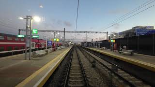 Train cab view from Netaniya to Ashkelon Depot