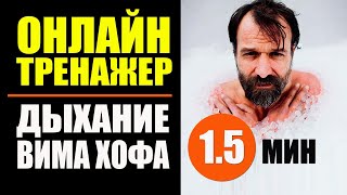 Вим Хоф Техника Дыхания. Онлайн тренажер 1.5 мин