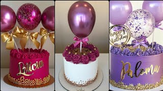 Latest and stylish Balloons Decorated yummy cake for 2021