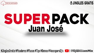 🔥DESCARGA PACK De Voces para Dj's JUAN JOSÉ (Jingles, Tips, Placas, Demo, Pisadores) 2024