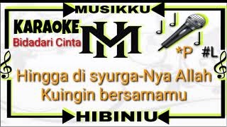 Karaoke HD Bidadari Cinta dangdut Adella !! Karaoke Musikku Hibiniu