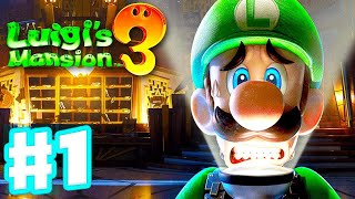 Luigi's Mansion 3 - Gameplay Walkthrough Part 1 - Welcome to the Last Resort! (Nintendo Switch)